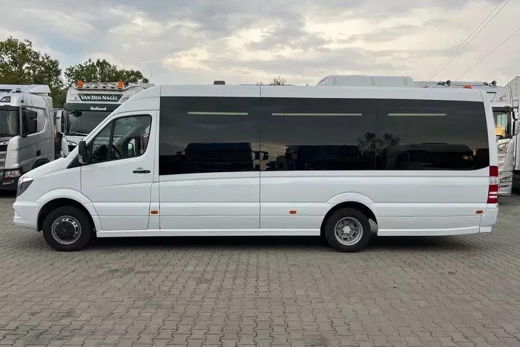 Mercedes Sprinter 519 CDI autobus long 20+10 XXL 3.0 V6 automat 2x klimatyzacja panorama zdjęcie 7