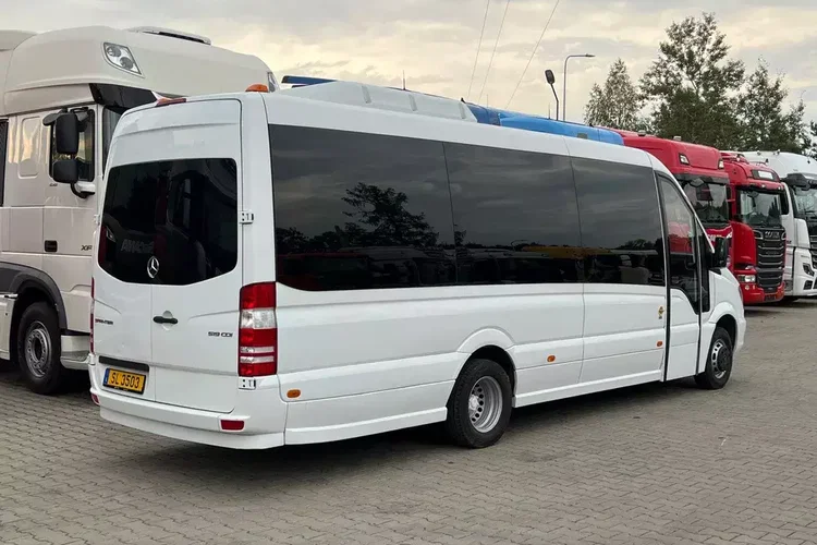 Mercedes Sprinter 519 CDI autobus long 20+10 XXL 3.0 V6 automat 2x klimatyzacja panorama zdjęcie 8