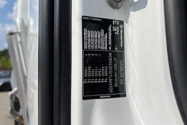 Cysterna paliwowa ESTERER z Niemiec do wszystkich paliw Mercedes Antos 2543 zdjęcie 17