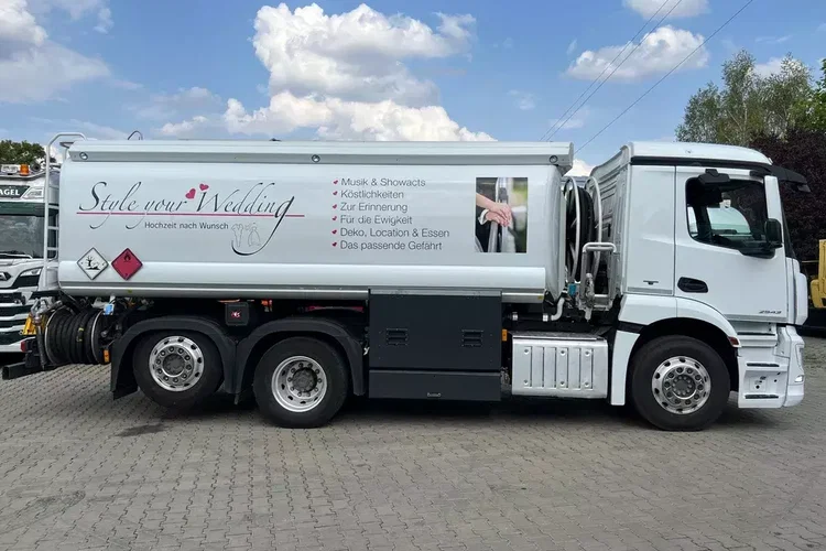 Cysterna paliwowa ESTERER z Niemiec do wszystkich paliw Mercedes Antos 2543 zdjęcie 8