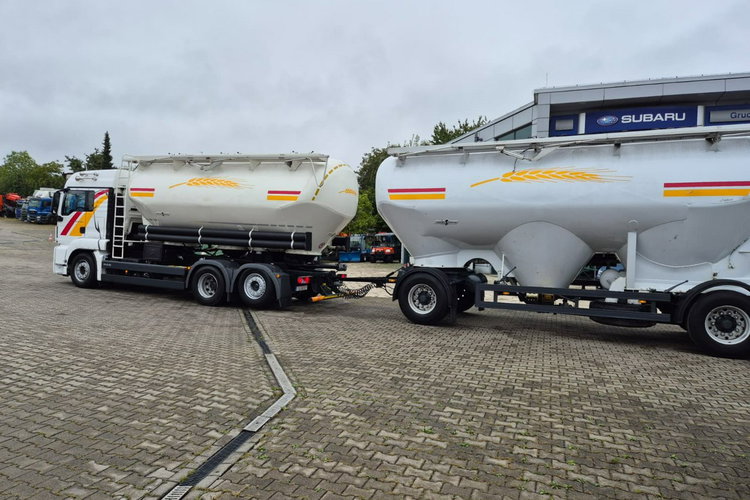 TGS 26.480 6X2 MAN TGS 26.480 , 6X2, Na Gwarancji , Naczepa Spitzer SILO, 24m3 + 28m3 zdjęcie 12