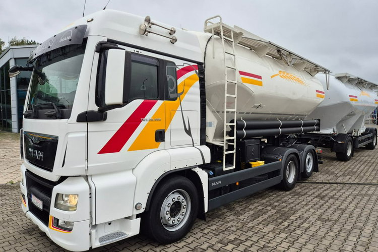 TGS 26.480 6X2 MAN TGS 26.480 , 6X2, Na Gwarancji , Naczepa Spitzer SILO, 24m3 + 28m3 zdjęcie 14