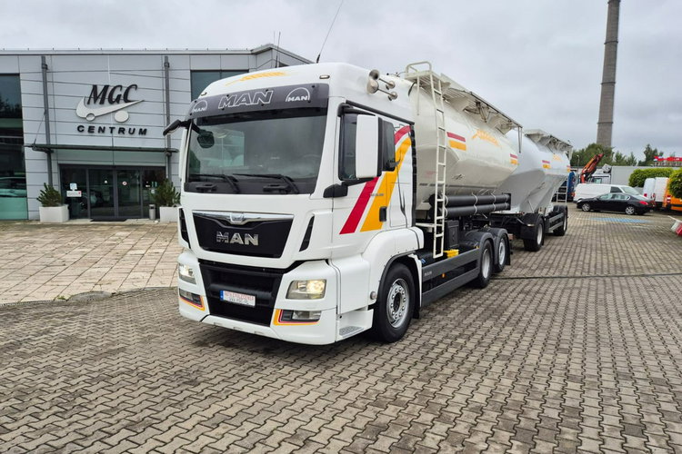 TGS 26.480 6X2 MAN TGS 26.480 , 6X2, Na Gwarancji , Naczepa Spitzer SILO, 24m3 + 28m3 zdjęcie 2
