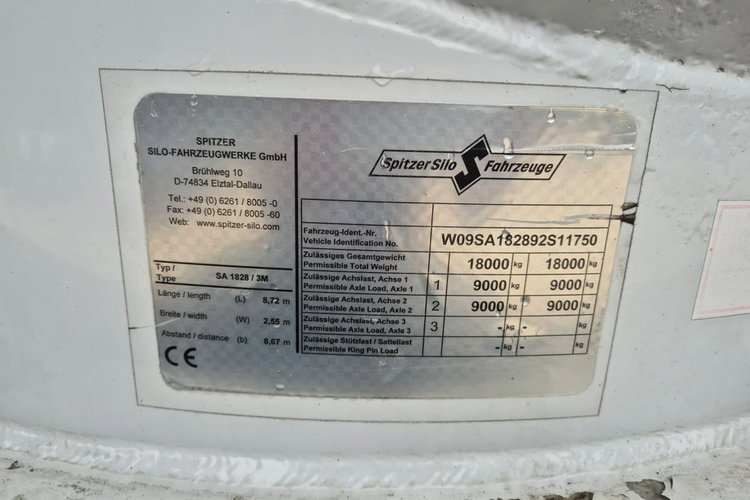 TGS 26.480 6X2 MAN TGS 26.480 , 6X2, Na Gwarancji , Naczepa Spitzer SILO, 24m3 + 28m3 zdjęcie 32