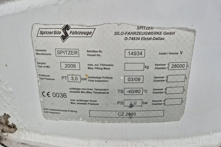 TGS 26.480 6X2 MAN TGS 26.480 , 6X2, Na Gwarancji , Naczepa Spitzer SILO, 24m3 + 28m3 zdjęcie 39