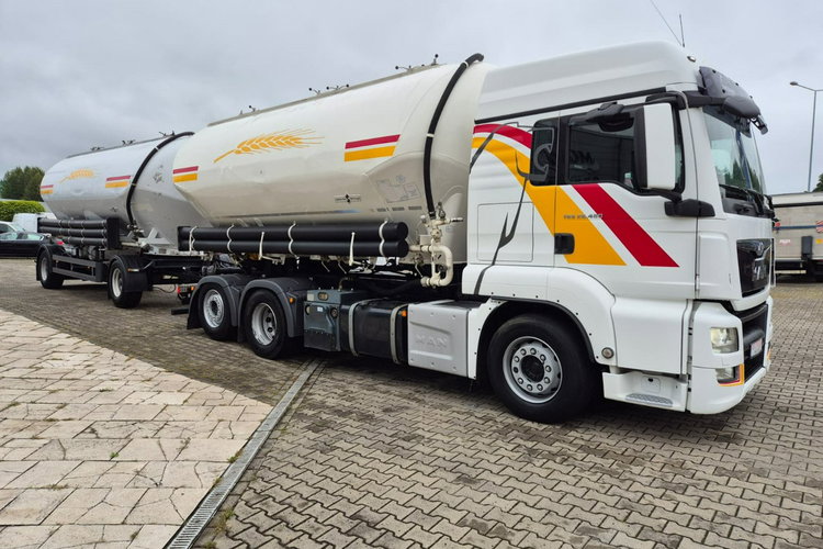 TGS 26.480 6X2 MAN TGS 26.480 , 6X2, Na Gwarancji , Naczepa Spitzer SILO, 24m3 + 28m3 zdjęcie 6