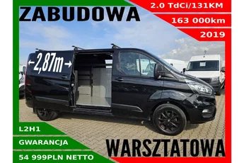 Ford transit-custom L2H1 54999zł NETTO Zabudowa warsztatowa 2.0TdCi/131KM