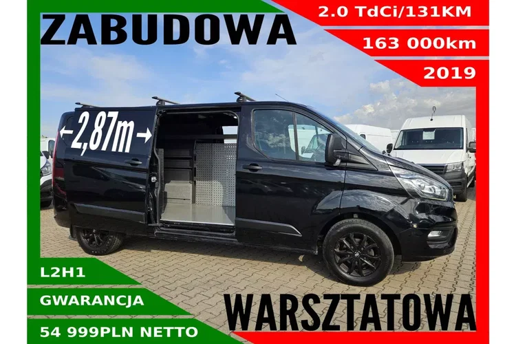 Ford transit-custom L2H1 54999zł NETTO Zabudowa warsztatowa 2.0TdCi/131KM zdjęcie 1