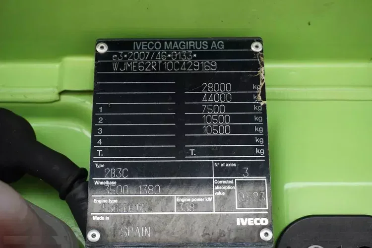 Iveco STRALIS / X - WAY / 460 / E 6 / WYWROTKA / 6 X 4 / 40 000 KM / HYDROBURTA 6x4 zdjęcie 11