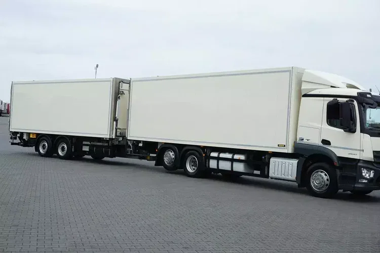 Mercedes ACTROS / 2540 / ACC / E 6 / ZESTAW PRZEJAZDOWY / CHŁODNIA + WINDA / 38 PALET zdjęcie 4