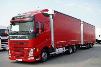 Volvo FH 460 / I-SAVE / ZESTAW TANDEM 120 M3 / PRZEJAZDOWY / KLIMA POSTOJOWA / 2021 ROK 6x2
