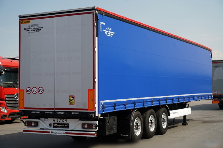 Wielton FIRANKA / STANDARD / MULDA DO STALI - 9 M / OŚ PODNOSZONA / SAF / 2019 ROK / zdjęcie 8