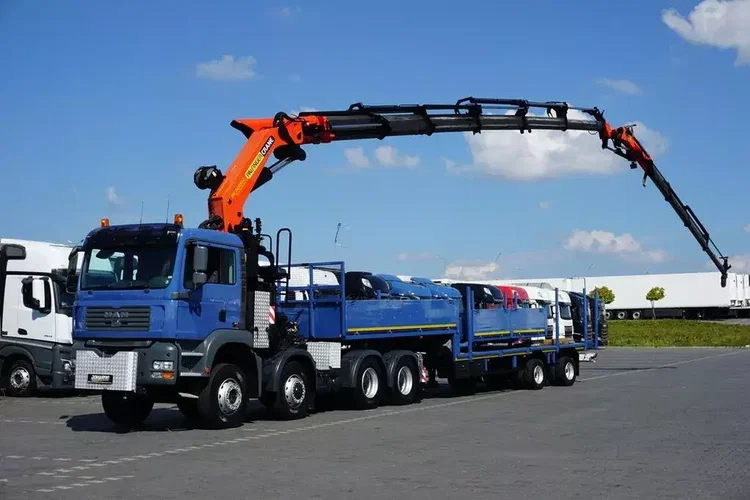 MAN TGA / 35.440 / 8 X 6 / HDS PALFINGER PK 60002 + PJ 125 / WYSIĘG 25 M zdjęcie 1