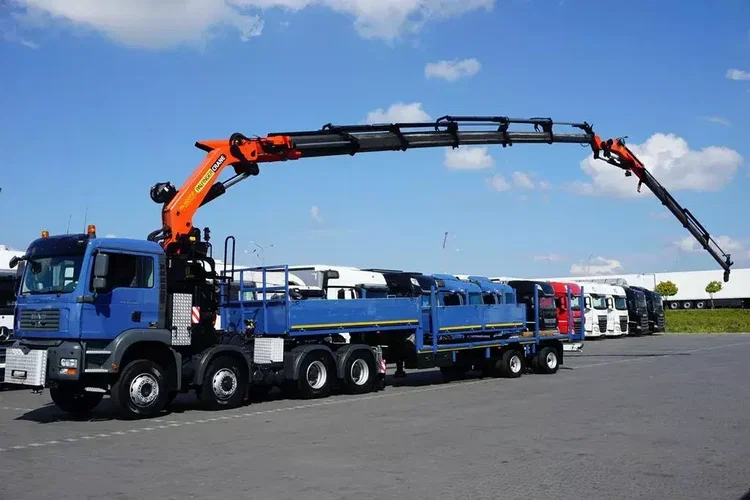 MAN TGA / 35.440 / 8 X 6 / HDS PALFINGER PK 60002 + PJ 125 / WYSIĘG 25 M zdjęcie 4