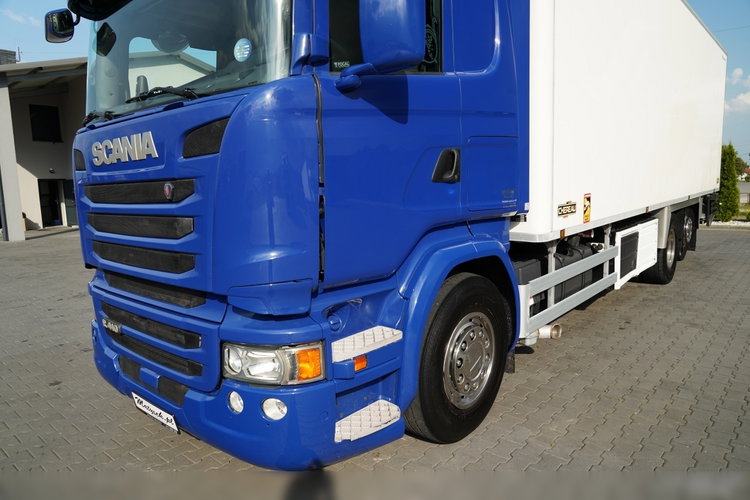 Scania R 410 / 6X2 / CHŁODNIA / SOLÓWKA / AGREGAT CARRIER / MULTITEMPERATURA / WINDA DHOLLANDIA / OŚ PODNOSZONA /  zdjęcie 11