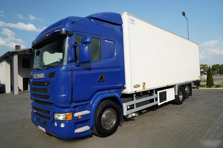 Scania R 410 / 6X2 / CHŁODNIA / SOLÓWKA / AGREGAT CARRIER / MULTITEMPERATURA / WINDA DHOLLANDIA / OŚ PODNOSZONA /  zdjęcie 2