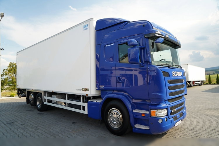 Scania R 410 / 6X2 / CHŁODNIA / SOLÓWKA / AGREGAT CARRIER / MULTITEMPERATURA / WINDA DHOLLANDIA / OŚ PODNOSZONA /  zdjęcie 8