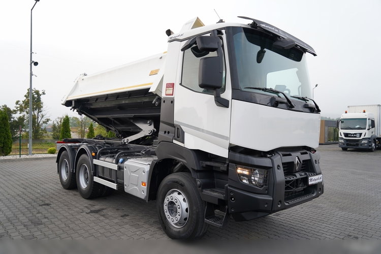 Renault K 480 / 6x4 / WYWROTKA DWUSTRONNA 5.2 M / HYDROBURTA / KLAPO-DRZWI / PO KONTRAKCIE SERWISOWYM zdjęcie 16