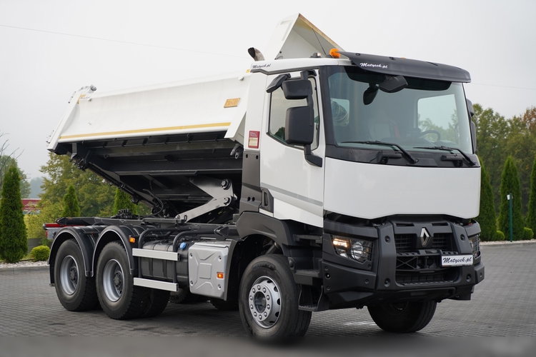 Renault K 480 / 6x4 / WYWROTKA DWUSTRONNA 5.2 M / HYDROBURTA / KLAPO-DRZWI / PO KONTRAKCIE SERWISOWYM zdjęcie 17
