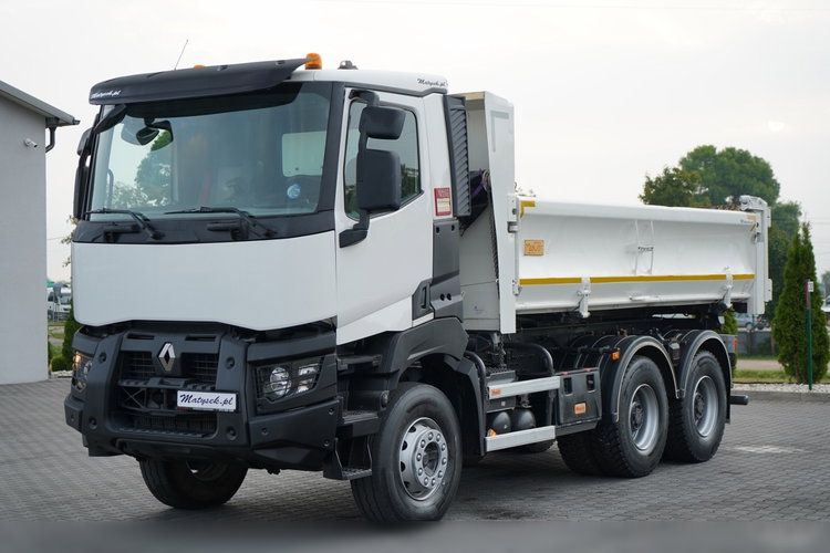 Renault K 480 / 6x4 / WYWROTKA DWUSTRONNA 5.2 M / HYDROBURTA / KLAPO-DRZWI / PO KONTRAKCIE SERWISOWYM zdjęcie 18