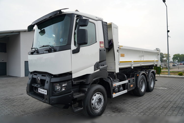 Renault K 480 / 6x4 / WYWROTKA DWUSTRONNA 5.2 M / HYDROBURTA / KLAPO-DRZWI / PO KONTRAKCIE SERWISOWYM zdjęcie 19
