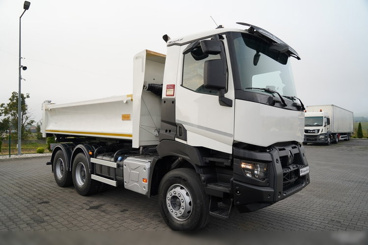 Renault K 480 / 6x4 / WYWROTKA DWUSTRONNA 5.2 M / HYDROBURTA / KLAPO-DRZWI / PO KONTRAKCIE SERWISOWYM zdjęcie 22