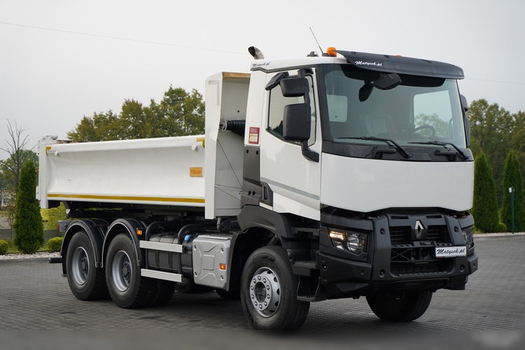 Renault K 480 / 6x4 / WYWROTKA DWUSTRONNA 5.2 M / HYDROBURTA / KLAPO-DRZWI / PO KONTRAKCIE SERWISOWYM zdjęcie 23