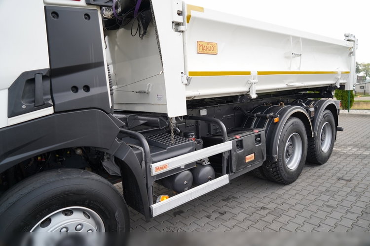 Renault K 480 / 6x4 / WYWROTKA DWUSTRONNA 5.2 M / HYDROBURTA / KLAPO-DRZWI / PO KONTRAKCIE SERWISOWYM zdjęcie 27