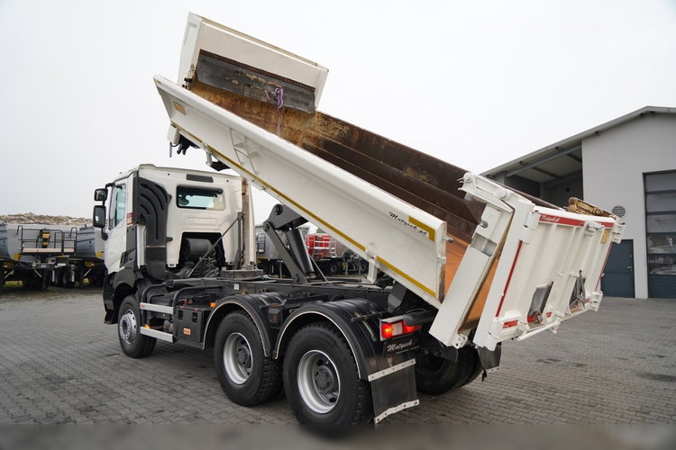Renault K 480 / 6x4 / WYWROTKA DWUSTRONNA 5.2 M / HYDROBURTA / KLAPO-DRZWI / PO KONTRAKCIE SERWISOWYM zdjęcie 5