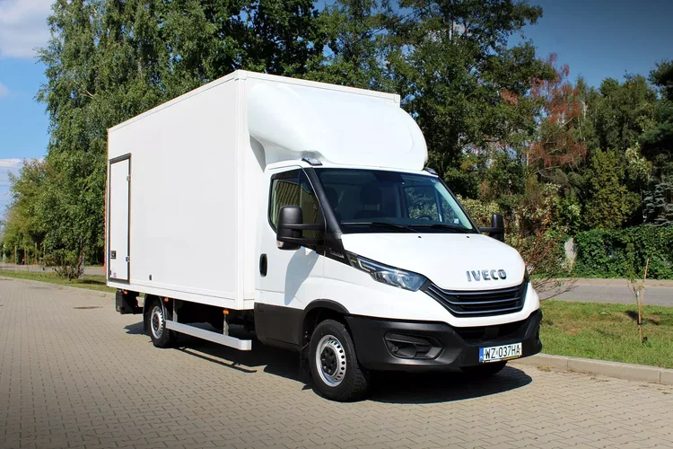 Iveco Daily 35S18 kontener 9eu palet + winda Dhollandia750kg zdjęcie 9