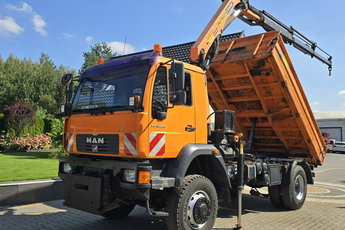 MAN 18.280 4x4 MAN 18.280 4x4 / Wywrotka MEILLER + HDS Palfinger PK10501