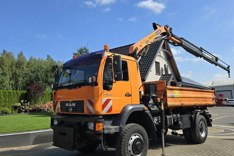 18.280 4x4 MAN 18.280 4x4 / Wywrotka MEILLER + HDS Palfinger PK10501 zdjęcie 15