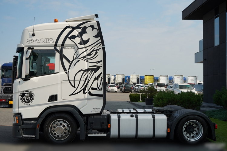 Scania R 500 / MEGA / RETARDER / KLIMA POSTOJOWA / LOW DECK  2021 ROK / PO KONTRAKCIE SERWISOWYM zdjęcie 8