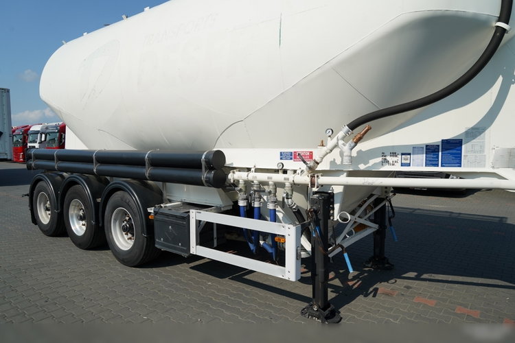 Feldbinder / CEMENTONACZEPA / 3 KOMORY / 36 000 L / SILOS / DO MATERIAŁÓW SYPKICH / ALUFELGI zdjęcie 9