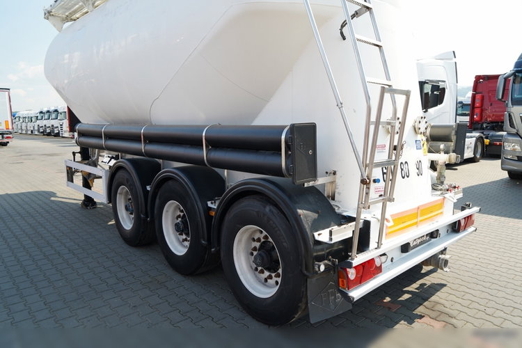 Feldbinder / CEMENTONACZEPA / 3 KOMORY / 36 000 L / SILOS / DO MATERIAŁÓW SYPKICH / ALUFELGI zdjęcie 11