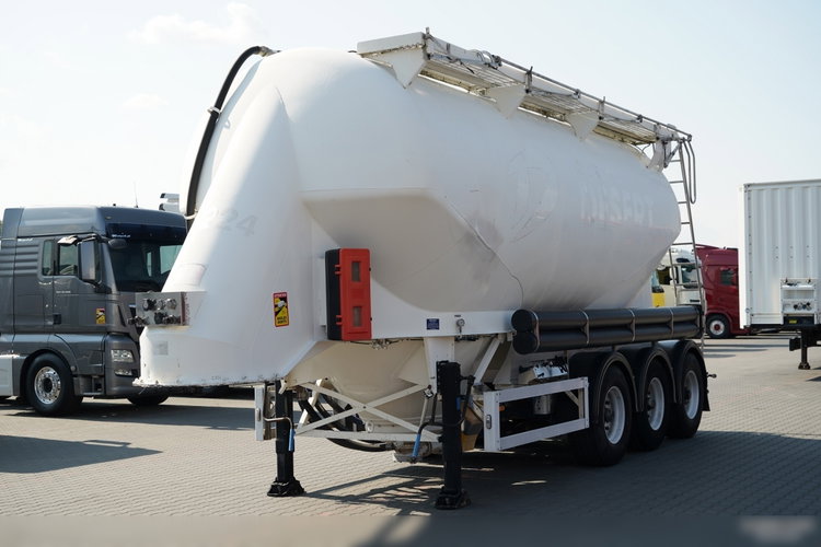 Feldbinder / CEMENTONACZEPA / 3 KOMORY / 36 000 L / SILOS / DO MATERIAŁÓW SYPKICH / ALUFELGI zdjęcie 3