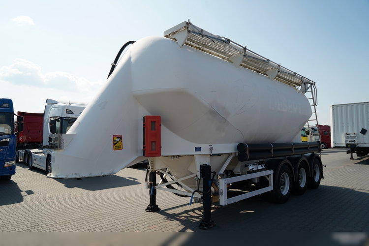 Feldbinder / CEMENTONACZEPA / 3 KOMORY / 36 000 L / SILOS / DO MATERIAŁÓW SYPKICH / ALUFELGI zdjęcie 4