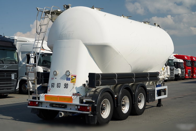 Feldbinder / CEMENTONACZEPA / 3 KOMORY / 36 000 L / SILOS / DO MATERIAŁÓW SYPKICH / ALUFELGI zdjęcie 8