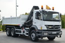 Mercedes AXOR 2633 / 6x4 / WYWROTKA  5.3 M / HYDROBURTA  / + HDS HIAB 122 B-2 / STEROWANIE RADIOWE / ROTATOR / MANUAL /   / 2013 ROK  zdjęcie 15