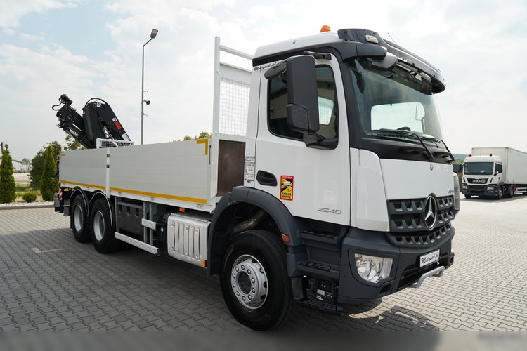 Mercedes / AROCS 2640 / 6x4 / SKRZYNIOWY - 6, 5 M / HDS HIAB XS 144 / wysów: 12, 5 M / EURO 6 / STEROWANIE RADIOWE / ROTATOR / OPONY 100 % / zdjęcie 11