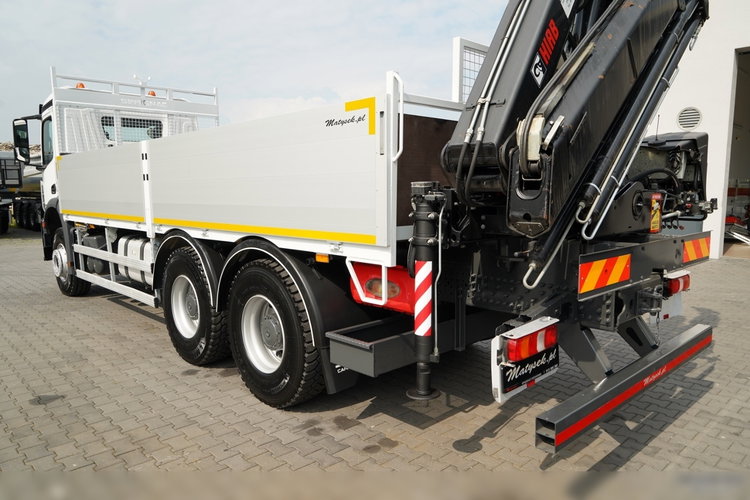 Mercedes / AROCS 2640 / 6x4 / SKRZYNIOWY - 6, 5 M / HDS HIAB XS 144 / wysów: 12, 5 M / EURO 6 / STEROWANIE RADIOWE / ROTATOR / OPONY 100 % / zdjęcie 17