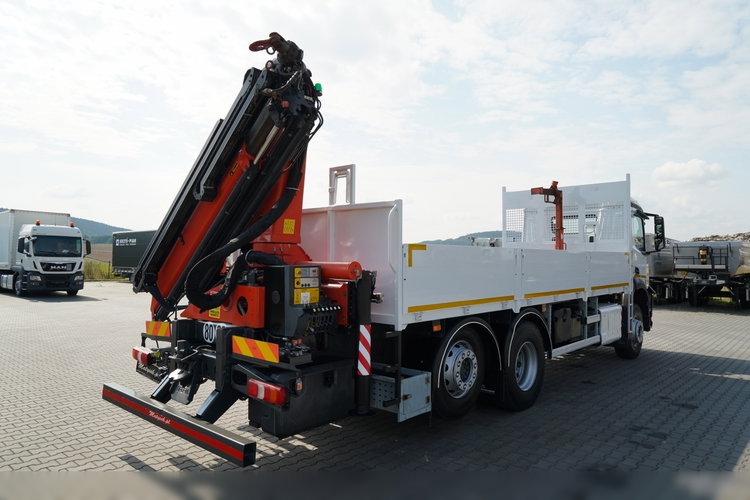 Mercedes / AROCS 2643 / 6x2 / SKRZYNIOWY - 6.4 M / HDS palfinger pk 20001-k - wysów: 10.2 M / OŚ PODNOSZONA / STEROWANIE RADIOWE / ROTATOR / WIDŁY / OPONY 100 % / 2017 ROK zdjęcie 12