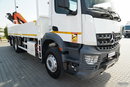 Mercedes / AROCS 2643 / 6x2 / SKRZYNIOWY - 6.4 M / HDS palfinger pk 20001-k - wysów: 10.2 M / OŚ PODNOSZONA / STEROWANIE RADIOWE / ROTATOR / WIDŁY / OPONY 100 % / 2017 ROK zdjęcie 15