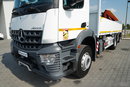 Mercedes / AROCS 2643 / 6x2 / SKRZYNIOWY - 6.4 M / HDS palfinger pk 20001-k - wysów: 10.2 M / OŚ PODNOSZONA / STEROWANIE RADIOWE / ROTATOR / WIDŁY / OPONY 100 % / 2017 ROK zdjęcie 17