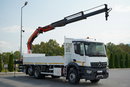 Mercedes / AROCS 2643 / 6x2 / SKRZYNIOWY - 6.4 M / HDS palfinger pk 20001-k - wysów: 10.2 M / OŚ PODNOSZONA / STEROWANIE RADIOWE / ROTATOR / WIDŁY / OPONY 100 % / 2017 ROK zdjęcie 1