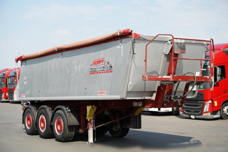 KEMPF WYWROTKA / ALUMINIOWA / 25 m3 / OSIE MERCEDES / OŚ PODNOSZONA zdjęcie 1