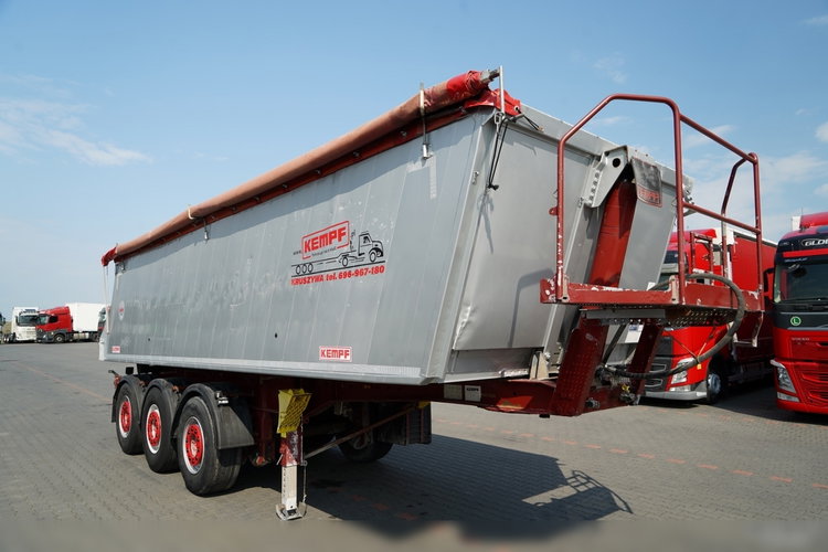 KEMPF WYWROTKA / ALUMINIOWA / 25 m3 / OSIE MERCEDES / OŚ PODNOSZONA zdjęcie 2