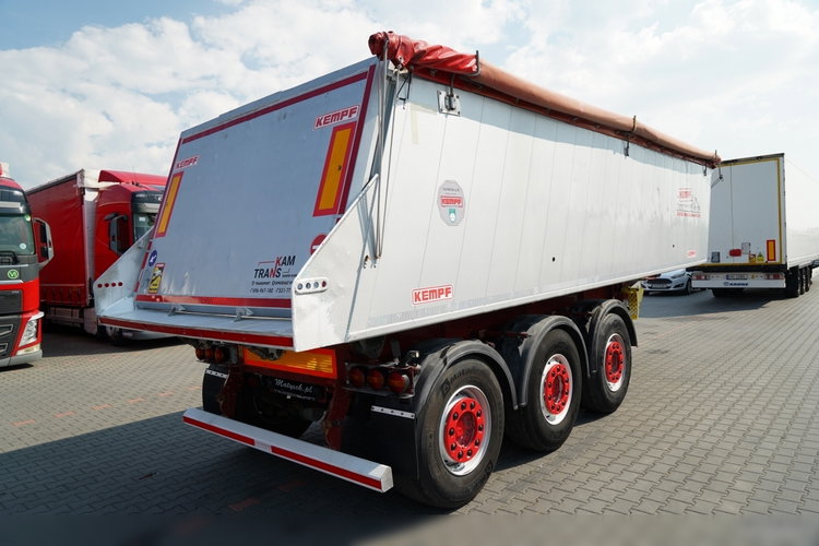 KEMPF WYWROTKA / ALUMINIOWA / 25 m3 / OSIE MERCEDES / OŚ PODNOSZONA zdjęcie 7