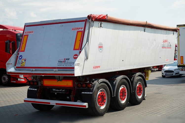 KEMPF WYWROTKA / ALUMINIOWA / 25 m3 / OSIE MERCEDES / OŚ PODNOSZONA zdjęcie 8