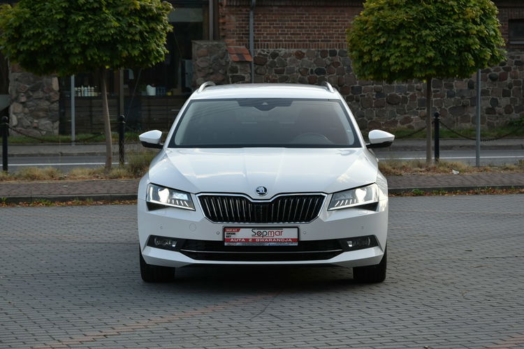Skoda Superb 2.0TDi 150KM DSG 2019r. FullLED Skóra Blis NAVi Rolety Wentyle zdjęcie 2